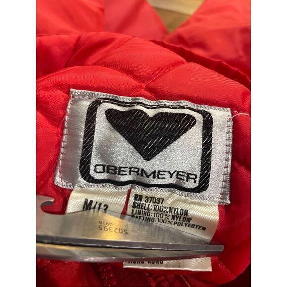 Obermeyer Vintage Red Ladies Warm-Up retro ski pants size 12 - Picture 6 of 14